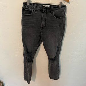 Abercrombie and fitch high waisted jeans